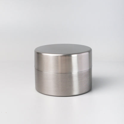 Matcha Tea Canister Stainless Steel - Frosted