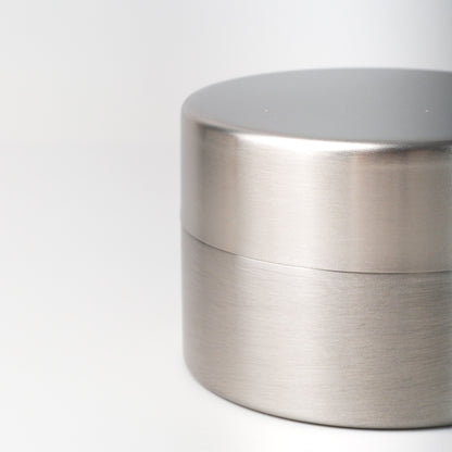 Matcha Tea Canister Stainless Steel - Frosted