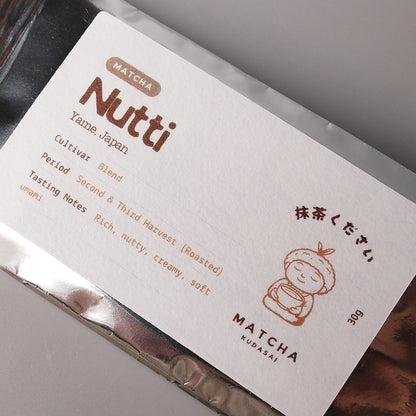 NUTTI Yame Matcha (2nd to 3rd flush - roasted) 30g / 100g